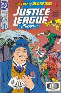 Cover Thumbnail for Justice League Europe (DC, 1989 series) #43 [Direct]