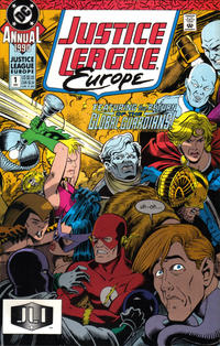 Cover Thumbnail for Justice League Europe Annual (DC, 1990 series) #1 [Direct]
