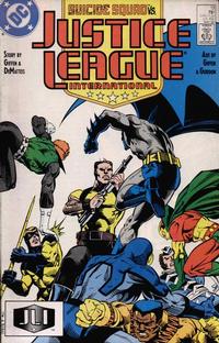 Cover Thumbnail for Justice League International (DC, 1987 series) #13 [Direct]