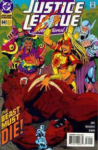 Cover for Justice League International (DC, 1993 series) #64 [Direct Sales]