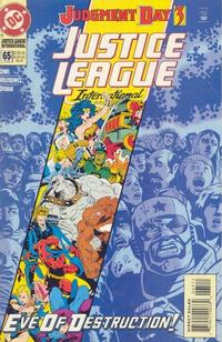 Cover for Justice League International (DC, 1993 series) #65 [Direct Sales]
