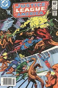 Cover Thumbnail for Justice League of America (DC, 1960 series) #211 [Newsstand]