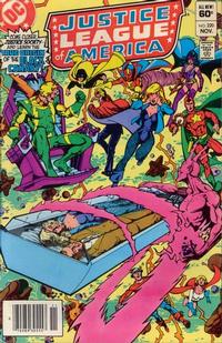 Cover Thumbnail for Justice League of America (DC, 1960 series) #220 [Newsstand]
