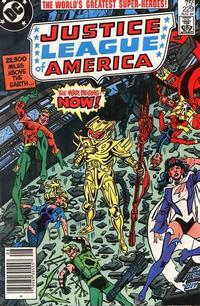 Cover Thumbnail for Justice League of America (DC, 1960 series) #229 [Newsstand]