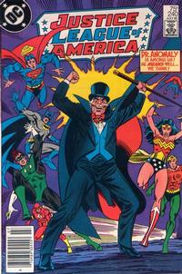 Cover for Justice League of America (DC, 1960 series) #240 [Newsstand]