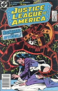 Cover Thumbnail for Justice League of America (DC, 1960 series) #255 [Newsstand]