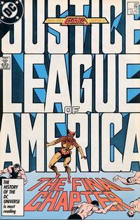Cover for Justice League of America (DC, 1960 series) #261 [Direct]