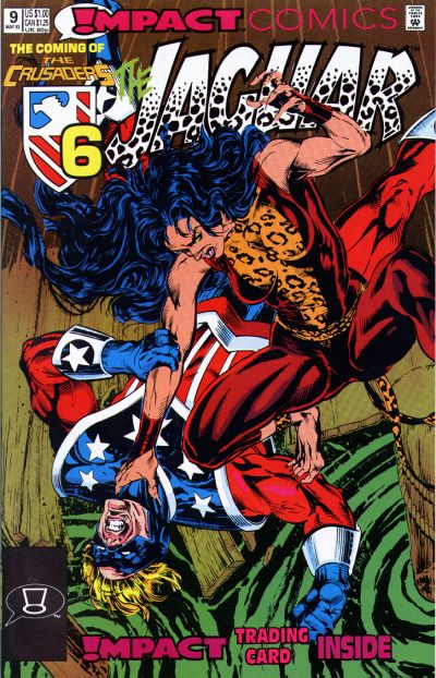Cover for The Jaguar (DC, 1991 series) #9 [Direct]