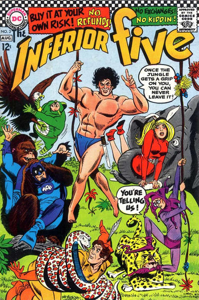 Cover for The Inferior Five (DC, 1967 series) #3