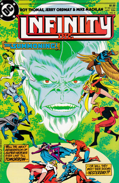 Cover for Infinity, Inc. (DC, 1984 series) #2
