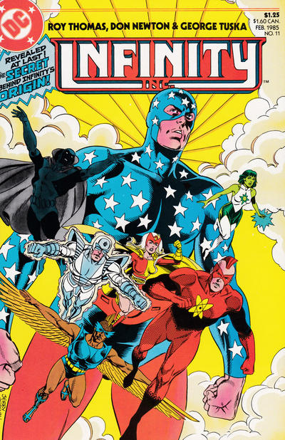 Cover for Infinity, Inc. (DC, 1984 series) #11