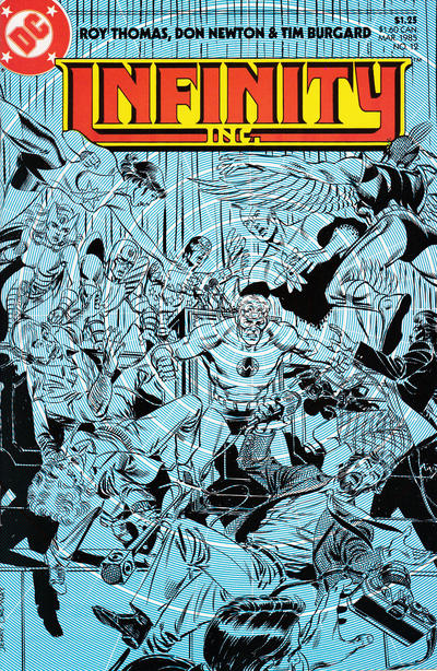 Cover for Infinity, Inc. (DC, 1984 series) #12