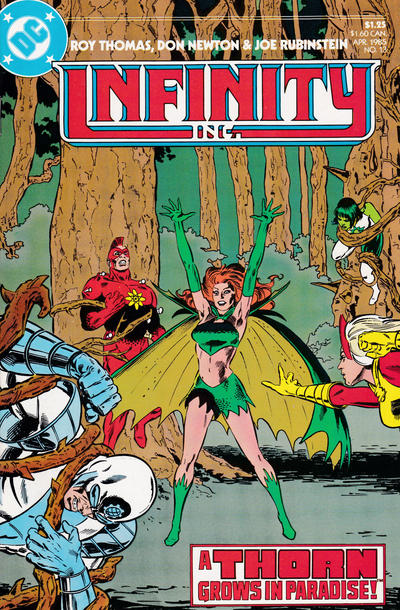 Cover for Infinity, Inc. (DC, 1984 series) #13