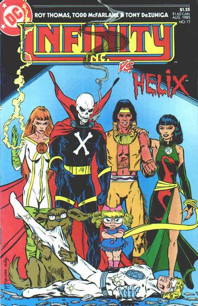 Cover for Infinity, Inc. (DC, 1984 series) #17