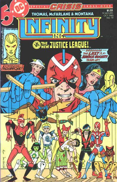 Cover for Infinity, Inc. (DC, 1984 series) #19