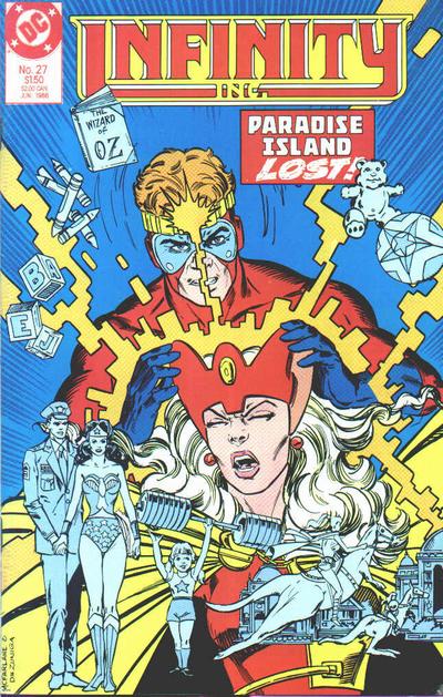Cover for Infinity, Inc. (DC, 1984 series) #27