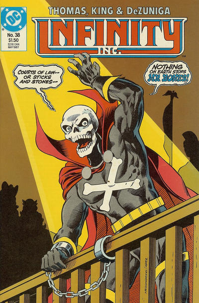 Cover for Infinity, Inc. (DC, 1984 series) #38