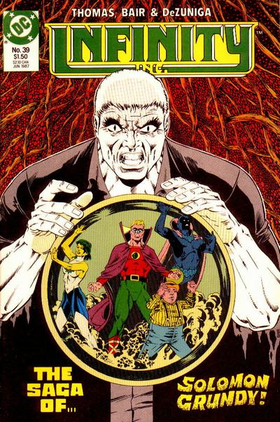Cover for Infinity, Inc. (DC, 1984 series) #39