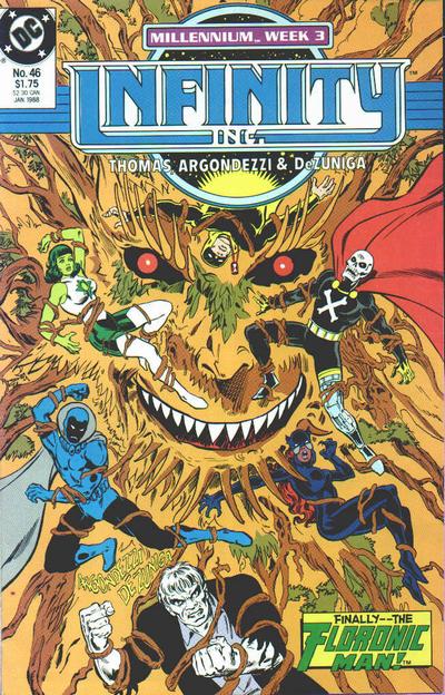 Cover for Infinity, Inc. (DC, 1984 series) #46