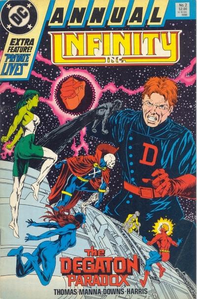 Cover for Infinity Inc. Annual (DC, 1985 series) #2