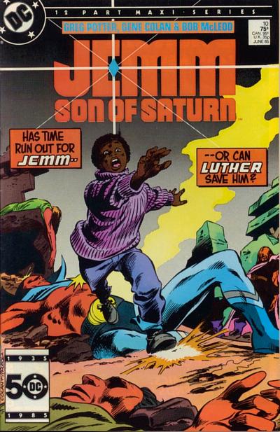 Cover for Jemm, Son of Saturn (DC, 1984 series) #10 [Direct]