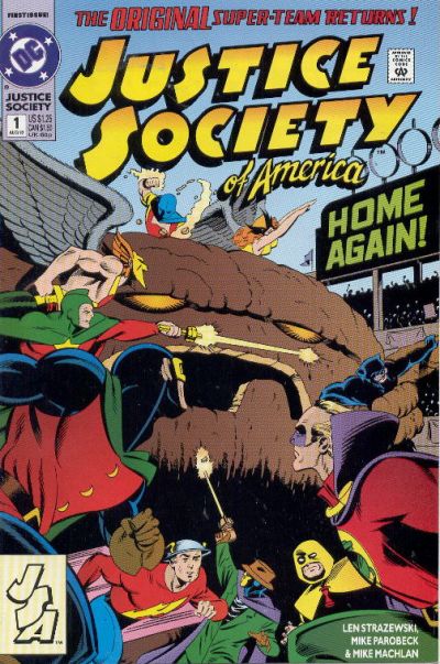 Cover for Justice Society of America (DC, 1992 series) #1 [Direct]