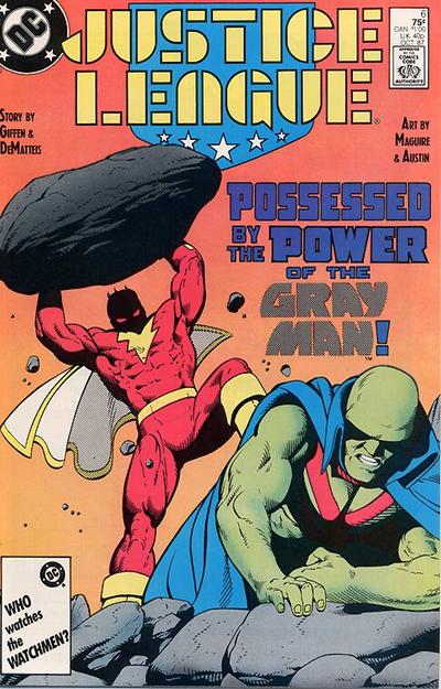 Cover for Justice League (DC, 1987 series) #6 [Direct]