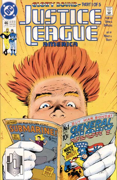 Cover for Justice League America (DC, 1989 series) #46 [Direct]