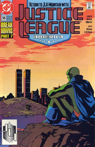 Cover for Justice League America (DC, 1989 series) #56 [Direct]