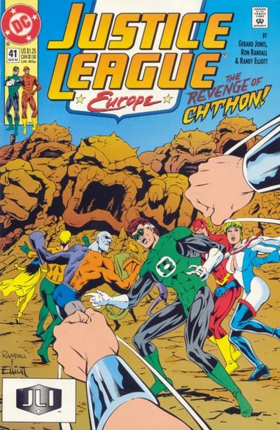 Cover for Justice League Europe (DC, 1989 series) #41 [Direct]