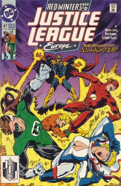 Cover for Justice League Europe (DC, 1989 series) #47 [Direct]