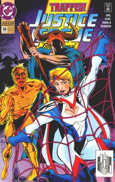 Cover for Justice League International (DC, 1993 series) #56 [Direct]