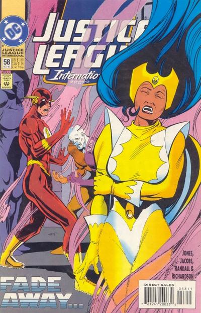 Cover for Justice League International (DC, 1993 series) #58 [Direct Sales]