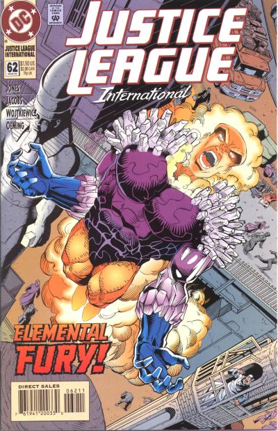 Cover for Justice League International (DC, 1993 series) #62 [Direct Sales]