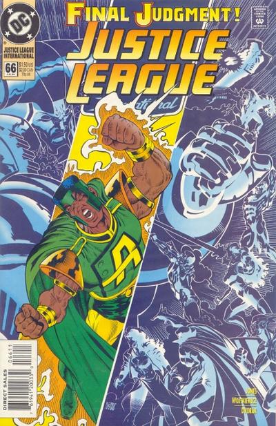 Cover for Justice League International (DC, 1993 series) #66 [Direct Sales]
