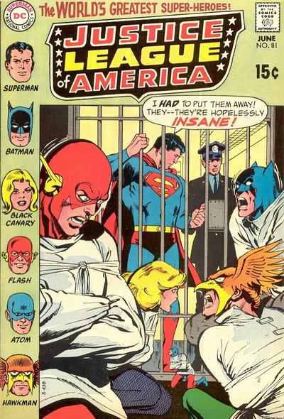 Cover for Justice League of America (DC, 1960 series) #81