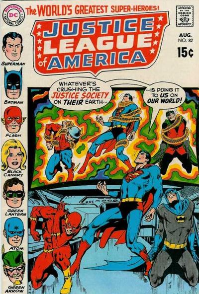 Cover for Justice League of America (DC, 1960 series) #82