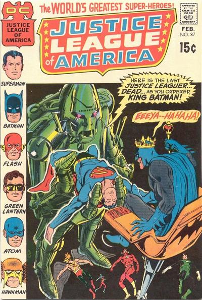Cover for Justice League of America (DC, 1960 series) #87