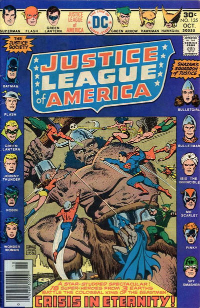 Cover for Justice League of America (DC, 1960 series) #135