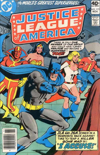 Cover for Justice League of America (DC, 1960 series) #172
