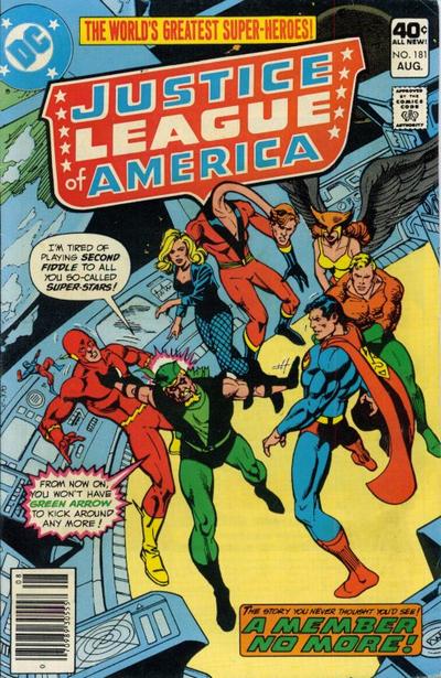 Cover for Justice League of America (DC, 1960 series) #181