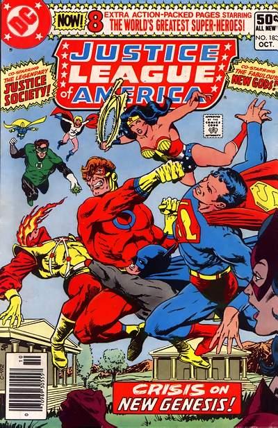 Cover for Justice League of America (DC, 1960 series) #183 [Newsstand]