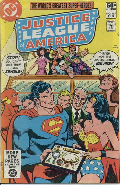 Cover for Justice League of America (DC, 1960 series) #187 [Direct]