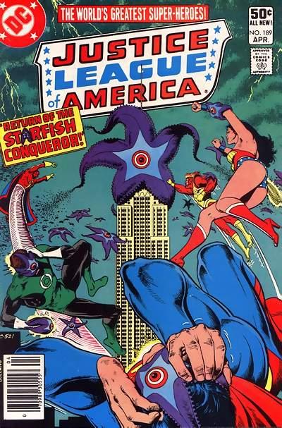Cover for Justice League of America (DC, 1960 series) #189 [Newsstand]