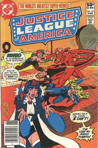 Cover for Justice League of America (DC, 1960 series) #191 [Newsstand]
