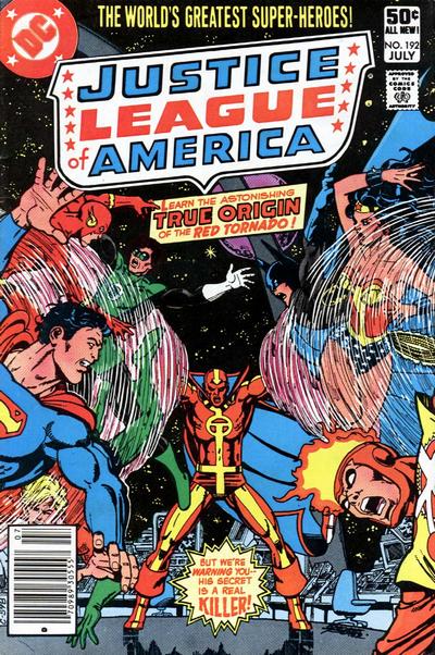 Cover for Justice League of America (DC, 1960 series) #192 [Newsstand]