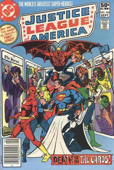 Cover for Justice League of America (DC, 1960 series) #194 [Newsstand]