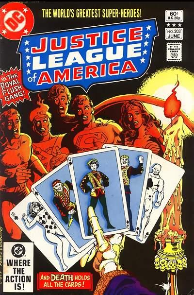Cover for Justice League of America (DC, 1960 series) #203 [Direct]
