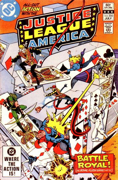 Cover for Justice League of America (DC, 1960 series) #204 [Direct]