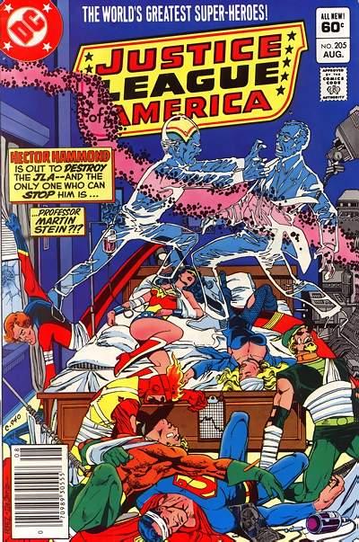 Cover for Justice League of America (DC, 1960 series) #205 [Newsstand]